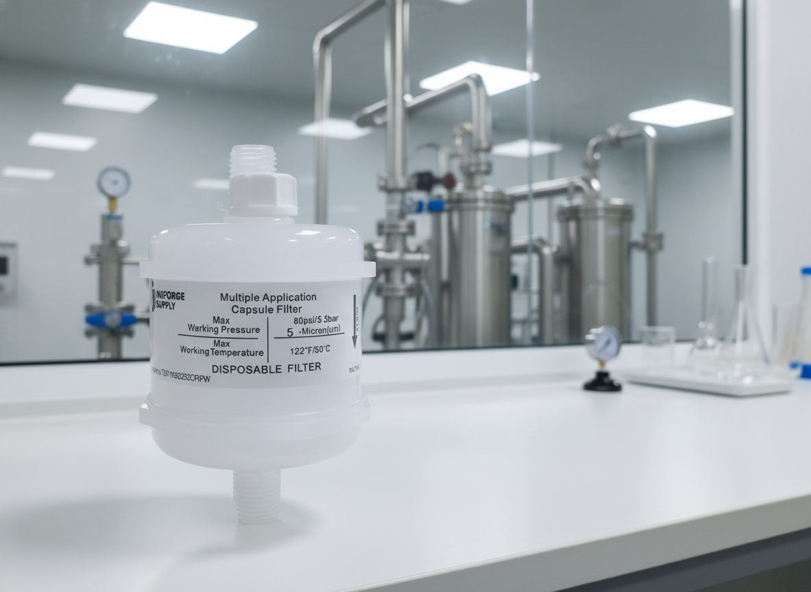 White Capsule Filter 5 & 10 Micron (PP)