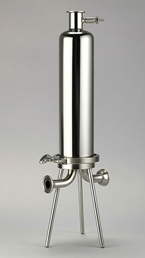 20-Inch Stainless Steel Single Core Pleated Filter Housing