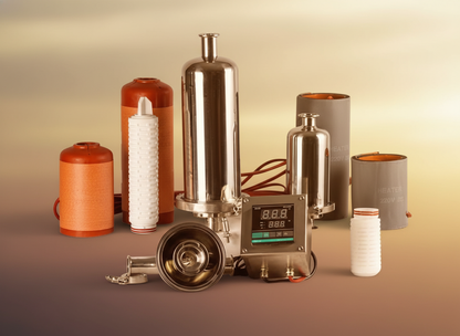 Sanitary Stainless Steel Ventilation Filter Housing with Heater