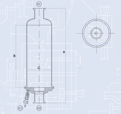 Sanitary Stainless Steel Ventilation Filter Housing